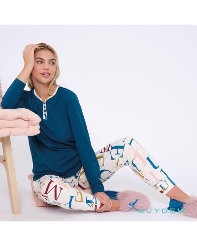 PIJAMA CHICA LETRAS